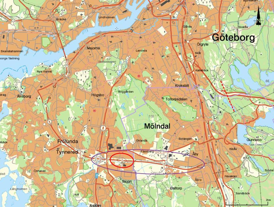 2. Beskrivning av projektets bakgrund, förutsättningar, ändamål och projektmål Syftet med trafikförslaget som redovisas i denna vägplan är att öka kapaciteten och framkomligheten för såväl biltrafik