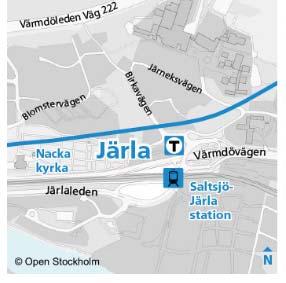 2016-07-04 Sickla - Järla Inga förändringar av station Sickla Spårlinjen mellan Sickla och Järla flyttas