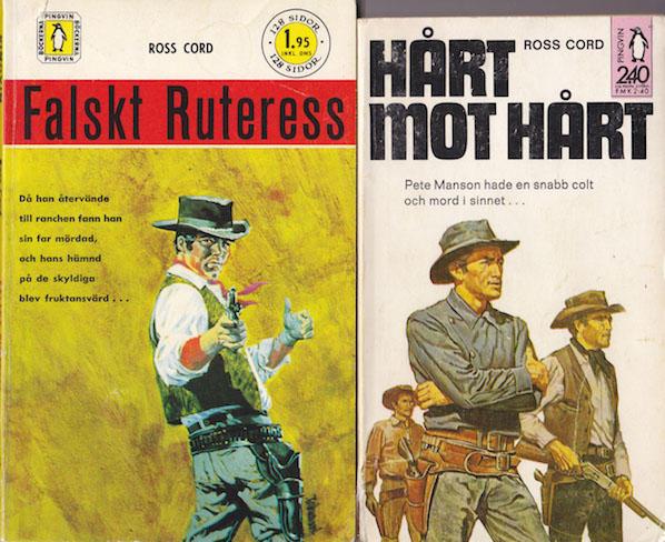 Romanen The Killer Breed av Ross Cord återfinns i Pingvinserien som två olika översättningar: Falskt ruteress i nr 419 från 1966, respektive Hårt mot hårt i nr 543 från 1971.