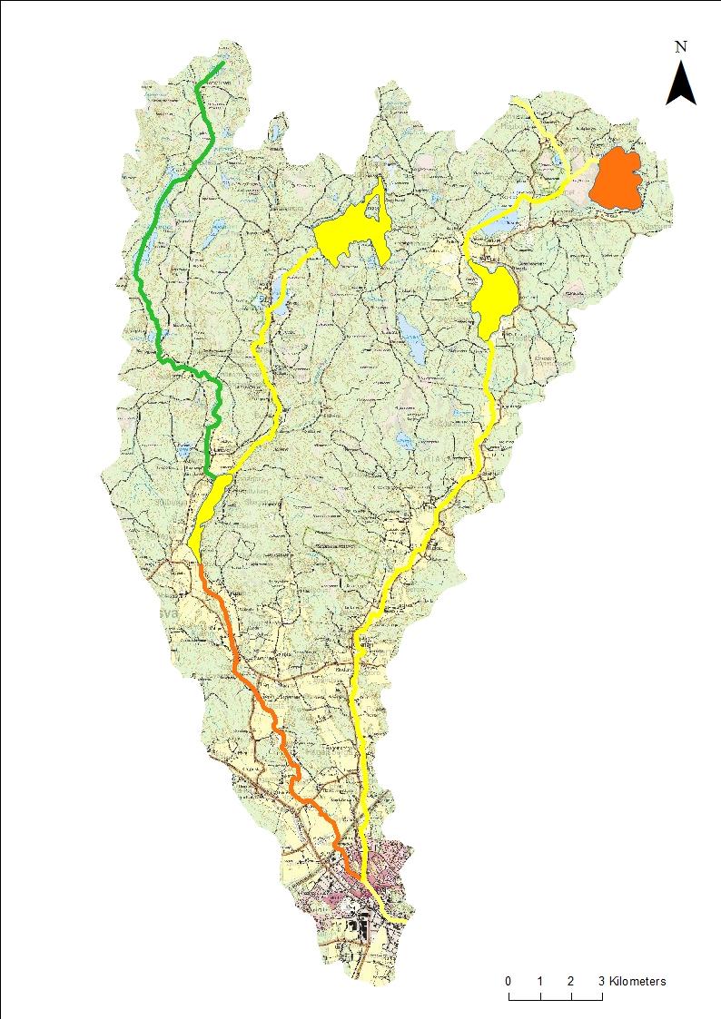 Ekologisk status i Köpingsån Preliminär bedömning av ekologisk status.