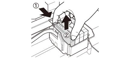 Byta ut bläckpatroner c Viktigt: Rör inte vid delarna som visas på bilden. Detta kan förhindra normal användning och utskrift. 4.