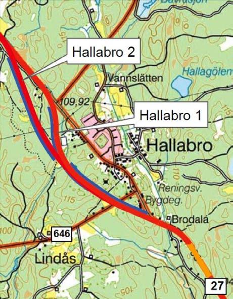 Motiv för prioriteringar och åtgärder i planen 6.2 Nya större åtgärder i länsplanen Två nya namngivna åtgärder/brister över 25 mkr föreslås ingå i den nya planperioden.