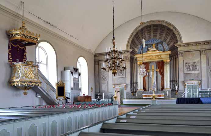Per Wilhelm Palmroth vid Överintendentsämbetet. Stigsjö kyrkas mäktiga orgelfasad är från 1819, Graninges från 1833, de övriga sju bevarade från perioden är alla från 1840 50-talen.