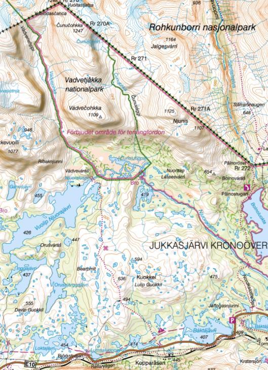 Om du vill uppleva en riktig vildmarkskänsla där inga bekvämligheter i form av övernattningsstugor, vindskydd eller leder finns ska du besöka Sveriges nordligaste nationalpark Vadvetjåkka.