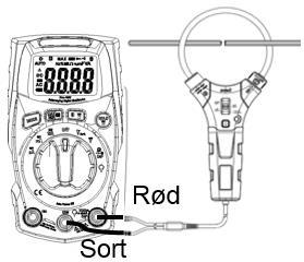 Elma 6100BT 20 *Measurement type: Measurements. 1. For AC DC Voltage Frequency, Duty Cycle Resistance, Continuity, diode and capacity measurement. Insert the red test lead to the red + VΩHz%.