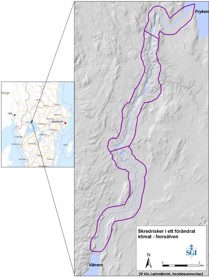 Täckningskarta Norsälven Målgrupp: Användning: Ajourhållning: Åtkomst: Planerare och handläggare på kommuner och länsstyrelser.