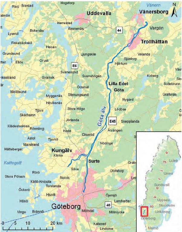 Medelhög skredrisk Befintliga byggnader och anläggningar kontrolleras med detaljerad stabilitetsutredning. För nyexploatering krävs detaljerad stabilitetsutredning och eventuellt åtgärder.