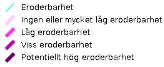 pdf Produkten innehåller information om jordartstyp samt jordartens eroderbarhet längs stränder.