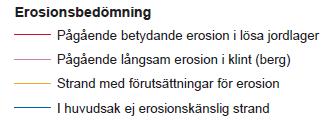 Produkt: Riksöversikt stranderosion Senast uppdaterad: 2017 11 15 Producent: Sveriges geologiska undersökning (SGU), www.sgu.