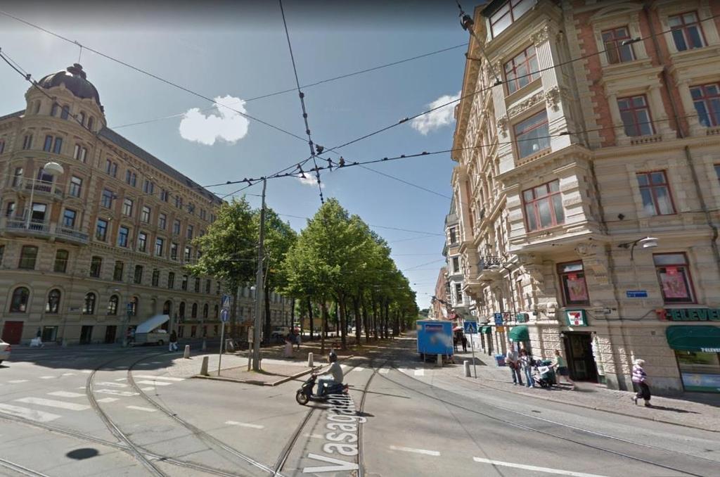 Riksgata 45m bred, 40 km/h & 25 km/h Trafikintegrering och sänkt hastighet