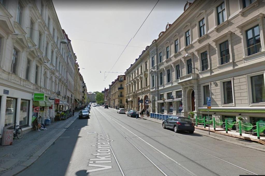 Blandtrafik 5 km/h inom den utvidgade innerstaden utanför innerstaden &