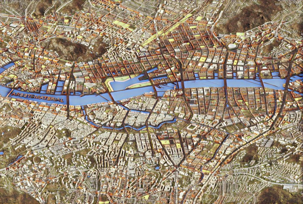 Förslaget till Göteborgs utvidgade innerstad har