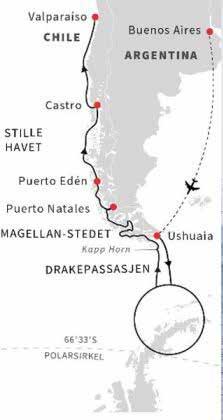 Vi inleder med några roliga och intensiva dagar i Buenos Aires, där Sydamerikas Paris bjuder på det bästa. Sen flyger vi ner till Ushuaia i Eldslandet, en av världens sydligaste städer.