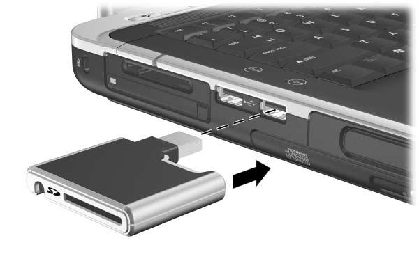 Enheter Ansluta en extra digital enhet till USB-porten Den extra digitala enheten kan anslutas till USB-porten med USB-kabeln antingen in- eller utfälld.