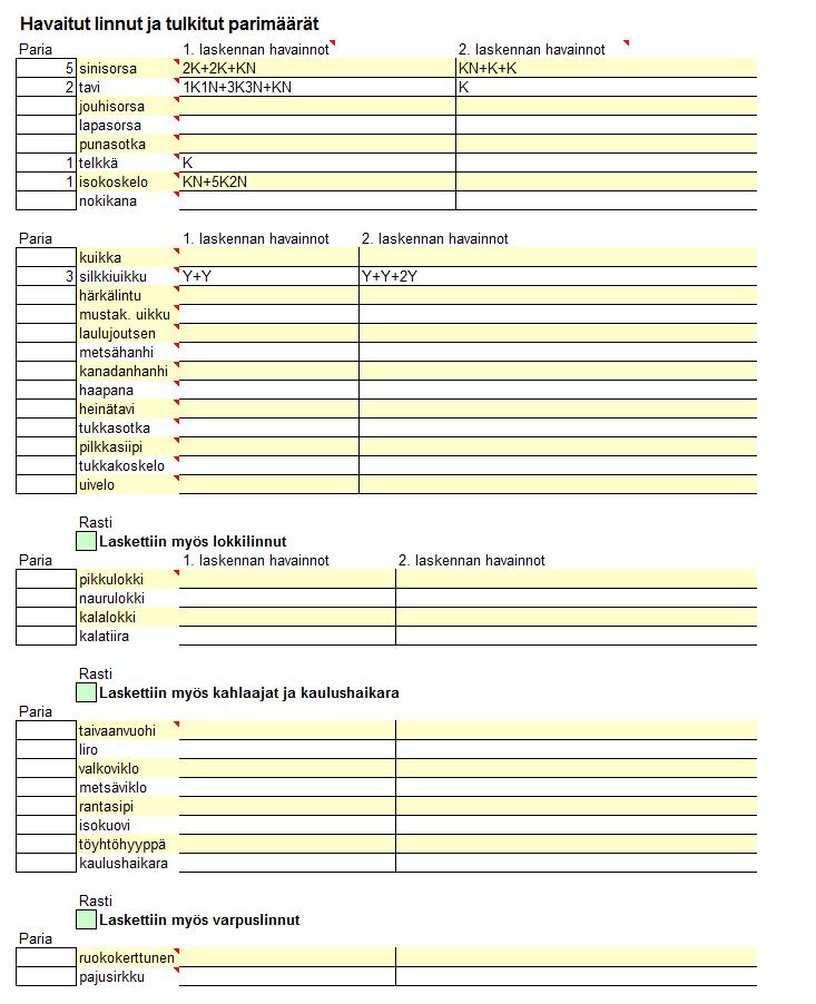 Registrering av data Anapla 2/, 2/, 1/1 Anacre