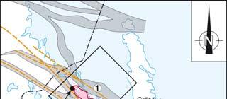 Figur 3-2. Den tektoniska linsen i Forsmark, regionala sprickzoner och kandidatområdet (SKB R-07-24).