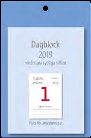 Dagblock/Väggblad med