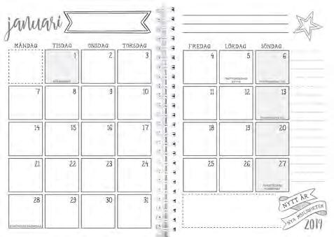Temakalendrar/Specialkalendrar Doodle II Kalendern du själv kan