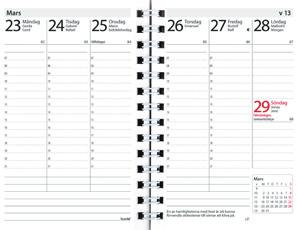 Fickkalendrar 91 3349 19 91 3356 19 Prestige Kalender med en vecka per uppslag,