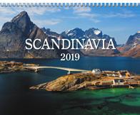 En månad per blad. Spiralbunden, femspråkig kalender. FSC. B-pack 5.