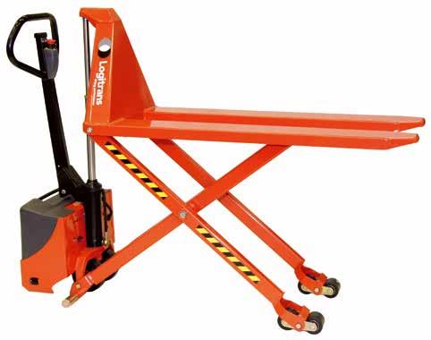 LOGITRANS HL / EHL Logitrans saxyftvagn - kvaitet på rätt nivå Saxyftvagnen kan transportera och yfta en pa ti en ergonomiskt