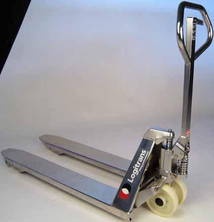 PANTHER INOX PLUS / PANTHER INOX Rostfri gaffeyftvagn - hygienisk patransport Optima hygien. Med en rostfri gaffeyftvagn minimeras risken för bakterieangrepp.
