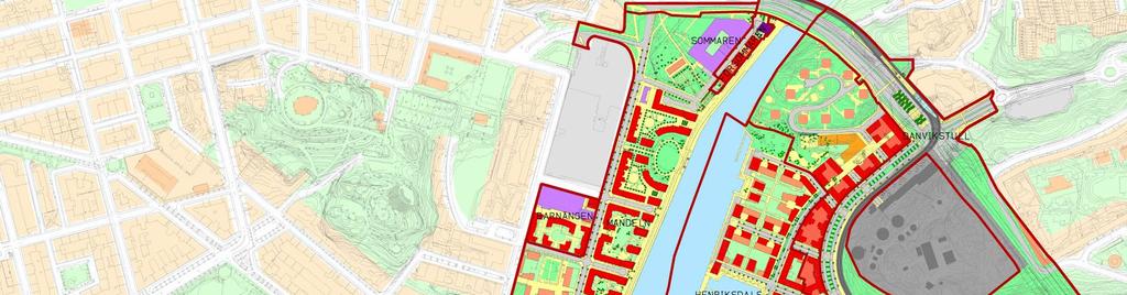 TJÄNSTEUTLÅTANDE SID 2 (8) Programområdets lokalisering i Hammarby Sjöstad. Idag används området för verksamheter.