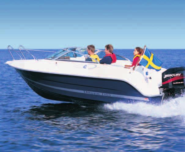 D55Resa i första klass Vill du åka båt med VIP-känsla? Ta en provtur i Uttern D55 en av marknadens populäraste Daycruisers.