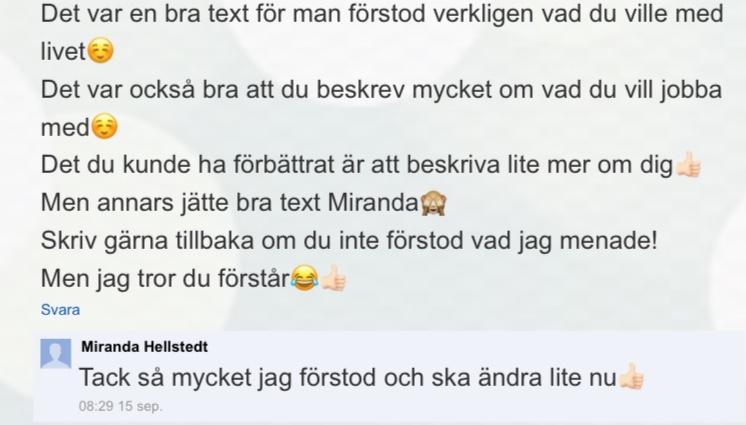 Kommunikationen Kommunikationen är värdefull och betyder mycket