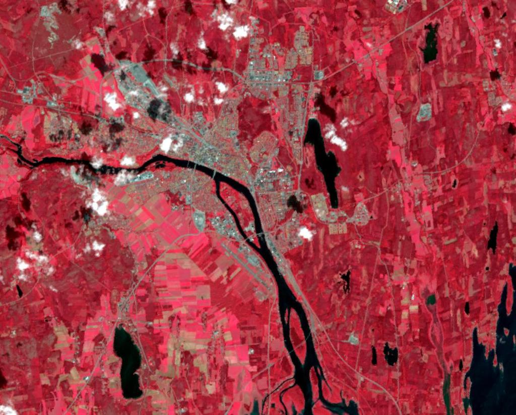 Skogshushållningsserien, Remote Sensing of Forests, OPTICAL SATELLITE DATA SLU, H. Olsson och H. Reese, 21 augusti 2018 Band 9 - Cirrus 1.36-1.