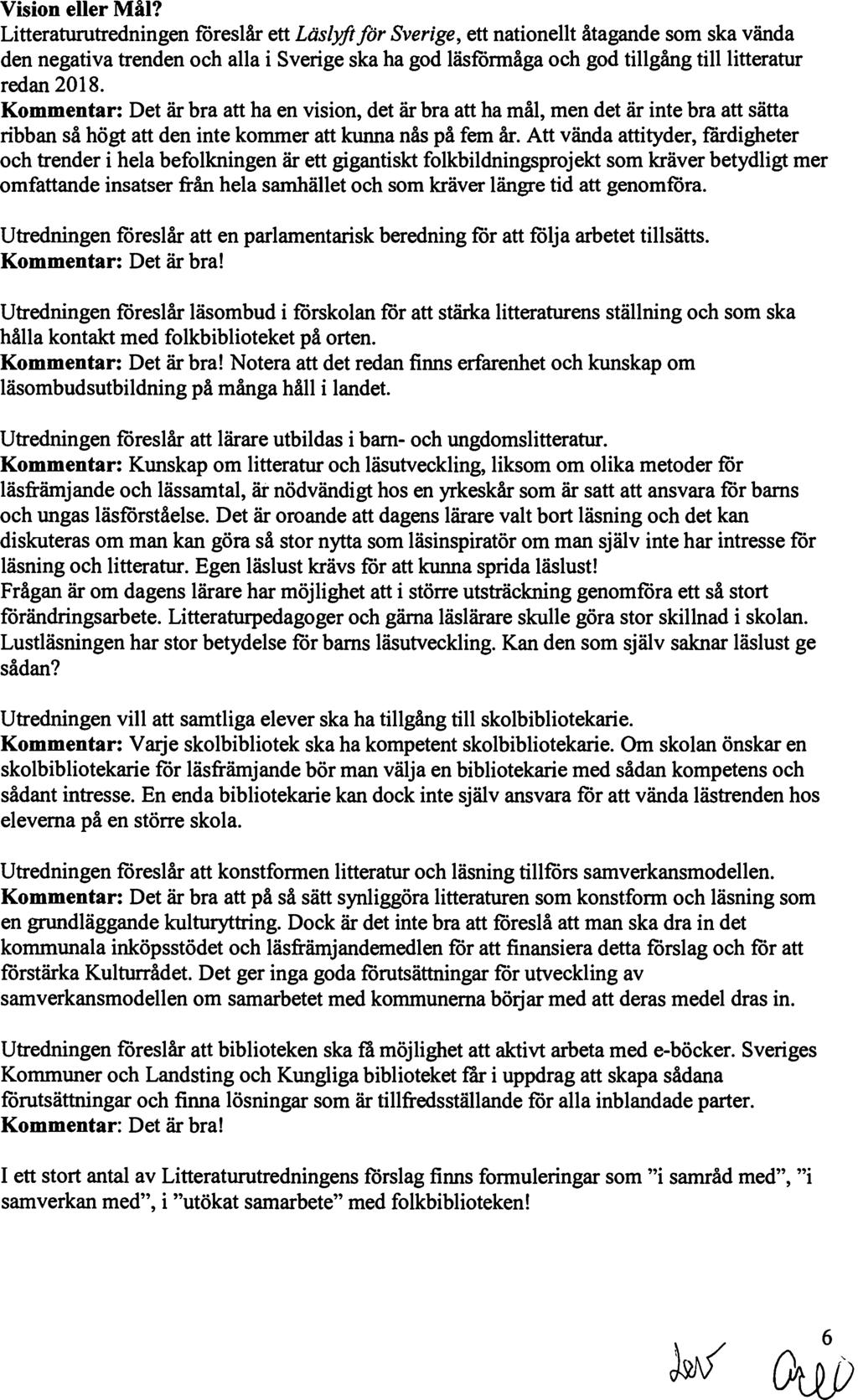 Vision eller Mål?