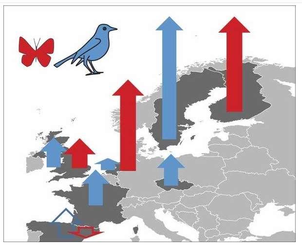 Klimatförändringar i tid och rum - interaktioner mellan arter Devictor V et al. 2012.