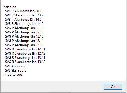 22 Kartfunktionen i Disgen 2018, Studiehandledning Del 1 Import av