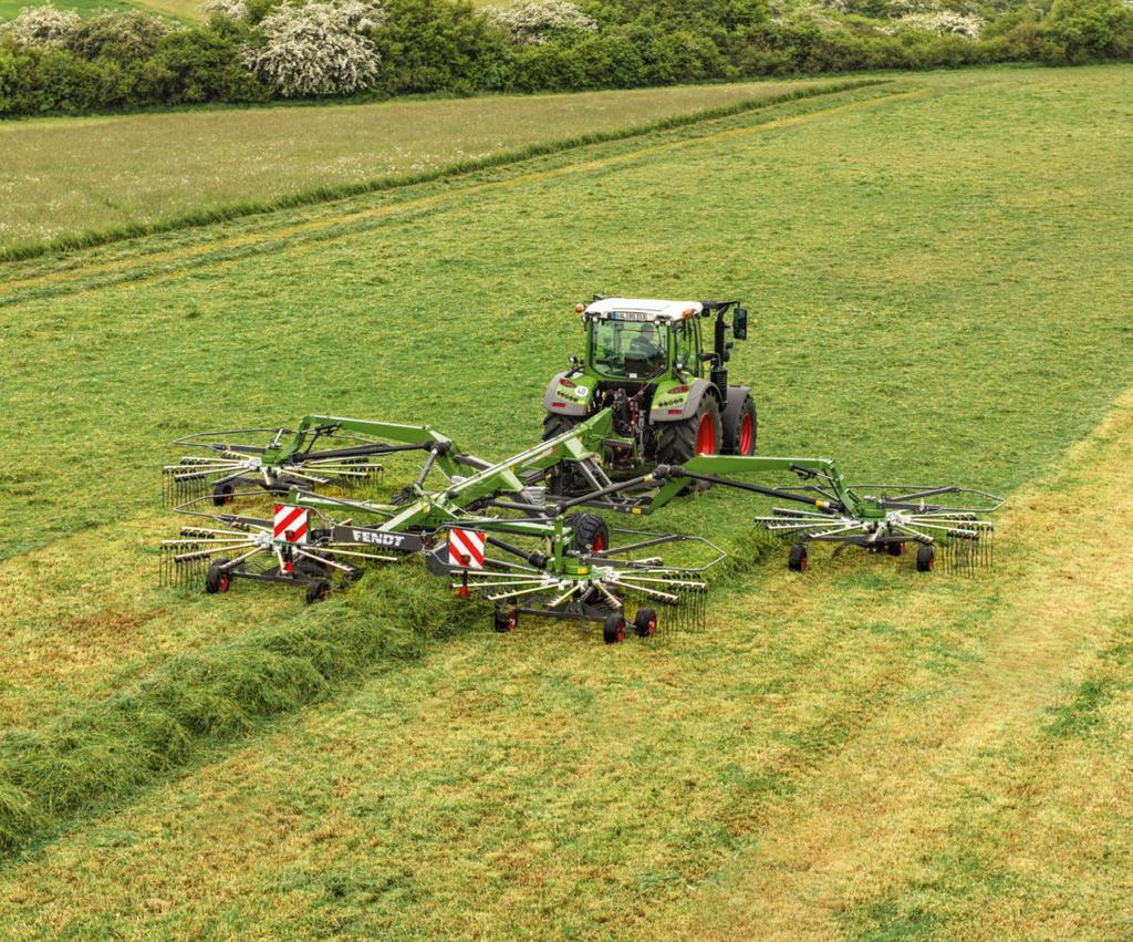 Det blir inte lättare än detta: Fördelen med ISOBUS är att du kan styra alla Fendt -funktioner genom att röra vid en skärm.