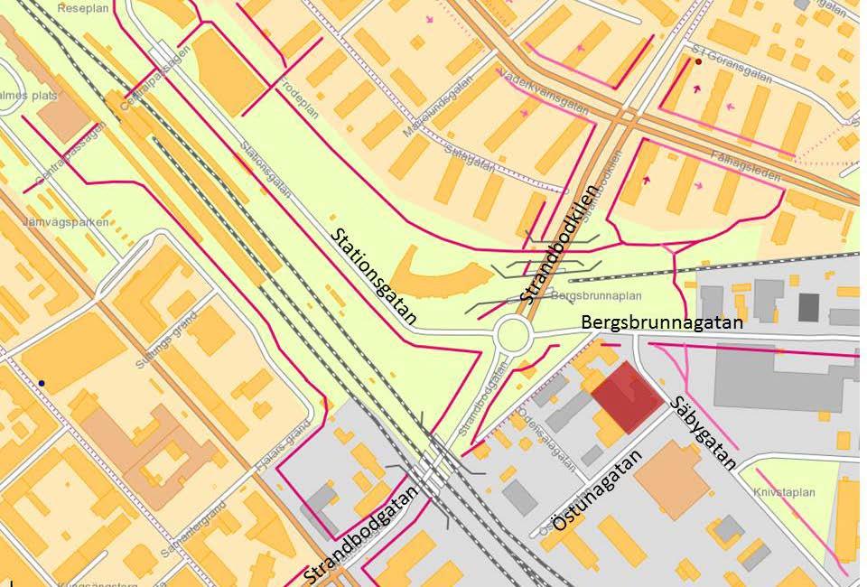 Förutsättningar Boländerna är huvudsakligen ett industriområde men i kv Gudur finns bostadshus som är äldre än den gällande detaljplanen från 1934.