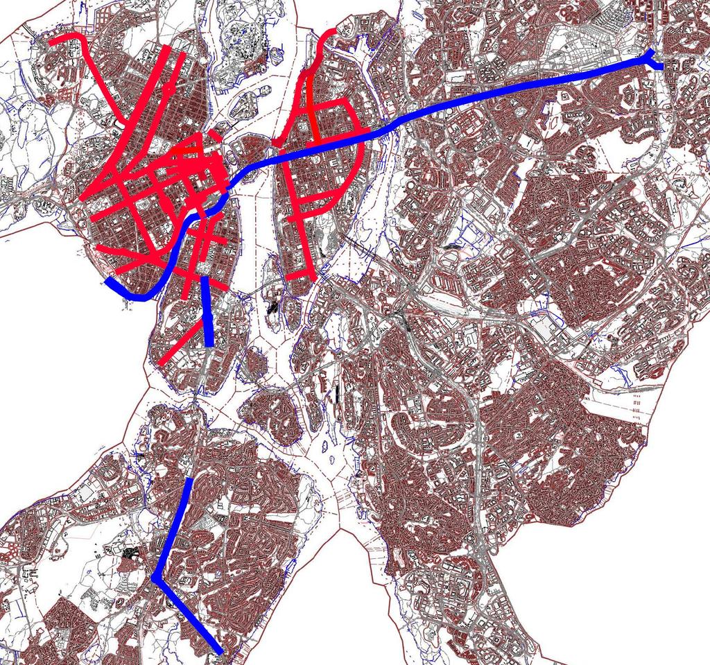 3. Utförda åtgärder 3.1. Gator Liksom under föregående två säsonger, utfördes dammbindning under 2015 2016 på 35 gator i Stockholm (Figur 3).