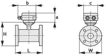 MAG-mätare VM 9024 optiflux 2000 DN 25-2000 PN 40/6 fläns Mått [mm] och vikt [kg] DN 25 32 40 50 65 80 100 125 150 200 250 300 350 400 450 500 600 700 800 900 1000 1200 1400 1600 1800 2000 PN 40 40