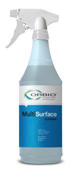 Beskrivning av rengöringslösningar Orbio os3 MultiSurface Cleaner Orbio Multi-Surface Cleaner är ett alkaliskt (> ph 1) flytande rengöringsmedel för allmänna ändamål.
