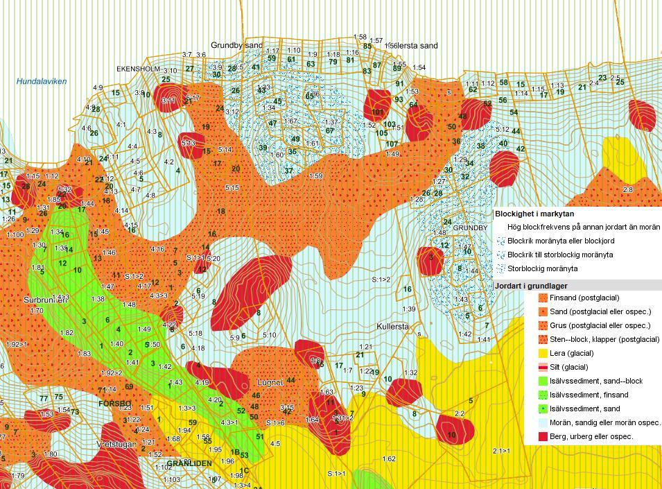 (räddningsverkets rapport 22 från år 2001) visar att några låglänta områden inom planområdet riskerar att