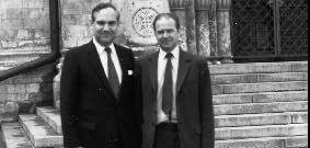 Ambassadörerna Theutenberg och Rybakov i Kreml vid östersjöförhandlingarna i Moskva den 17 19 juni 1985.