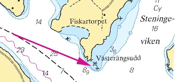 8 Mälaren och Södertälje kanal / Lake Mälaren and Södertälje kanal * 7409 (T) Sjökort/Chart: 6141 Sverige. Mälaren. Stockholm. Riddarfjärden. Segeltävling. Bojar utlagda.