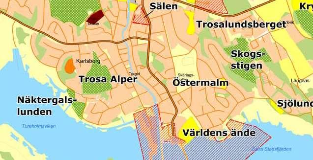 TROSA KOMMUN PLANBESKRIVNING ANTAGANDESHANDLING Samhällsbyggnadskontoret 2017-11-08 Detaljplan för Utsikten 5 m.fl.