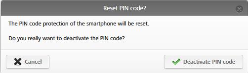 Figur 204: AirKey onlineadministration återställa pinkoder Man kan återaktivera pinkoder när som helst. 6.9.