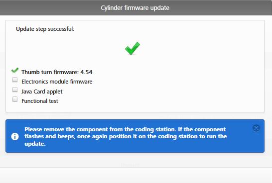 Figur:244 Kodningsstation uppdatering klar.