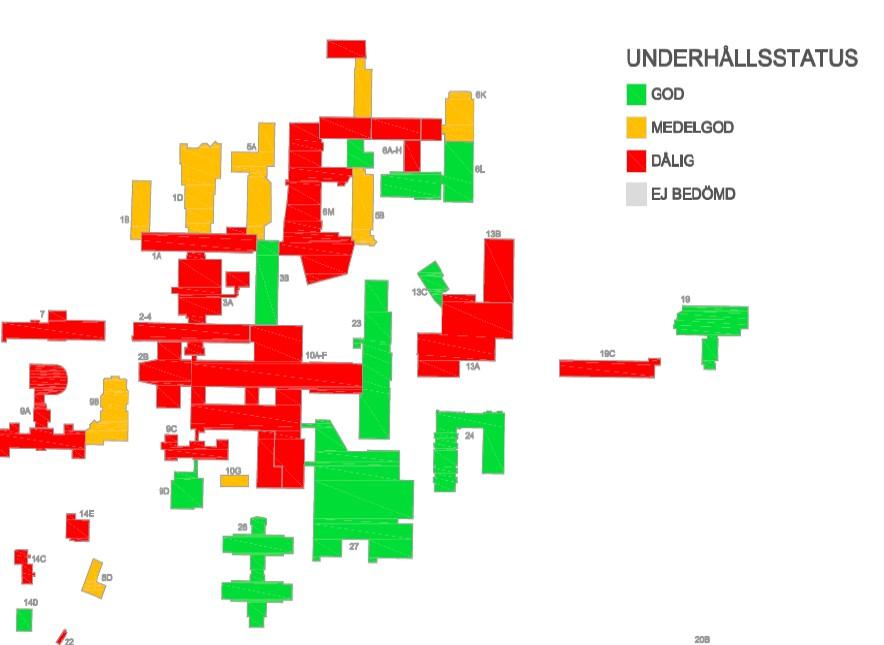 Fullmäktiges beslut om fastighetsunderhåll, exempelvis i landstingsplanen för 2012-2015 2.