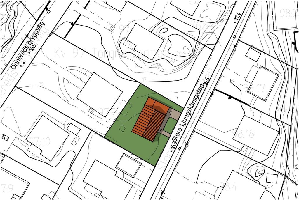 Detaljplanens innebörd och genomförande Ändringen av detaljplanen föranleds av att en fastighetsägare önskat stycka av en relativt liten tomt. I gällande plan saknas tydlig bestämmelse om tomtstorlek.