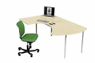 Våra stå och sitt Funco arbetsbord tillverkar vi i en mängd olika utföranden och storlekar.