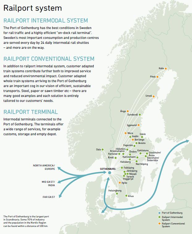 14 PORT OF GOTHENBURG: PROFILE AND PERFORMANCE expandable, so there is also enough available unutilised capacity in times of increasing volumes.