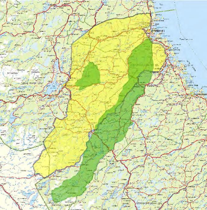 Rennäring Inom vinterbetesmarker (ej riksintresse) för följande samebyar: Ohredahke Jijnjevaerie Raedtievaerie Fjällbohög Finnåberget Flyttled för Vournese (ej