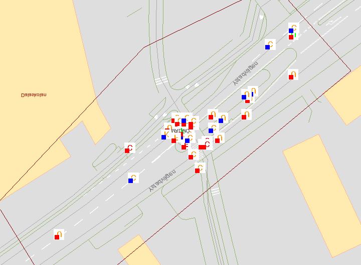 Trafikskadade Sedan år 2000 har totalt 35 trafikanter skadats i trafikolyckor vid korsningen mellan Ystadvägen och Heleneholmsstigen.